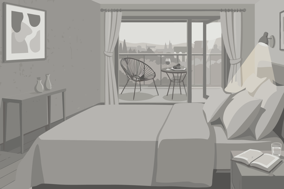 Chambre Double - Vue sur Jardin